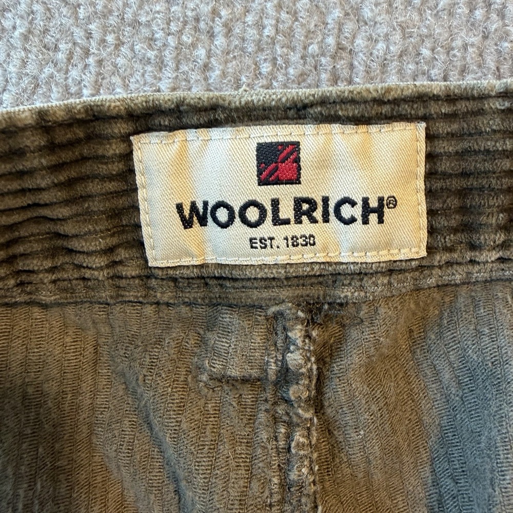 Vintage Woolrich Cotton Corduroy‎ Pants Men's 38x42 Dark Loden 1516 - Picture 6 of 9